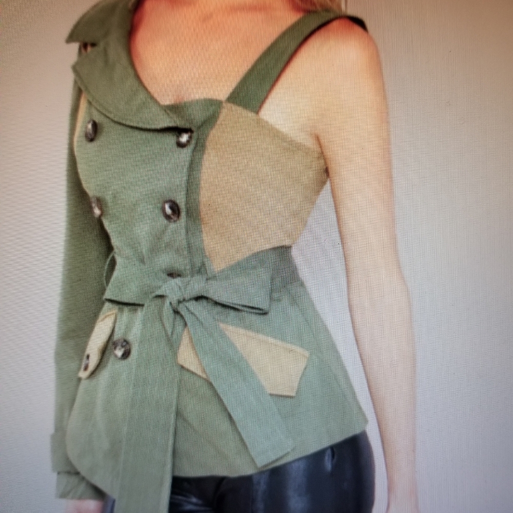 NEW Asymmetric Cold Shoulder Jacket